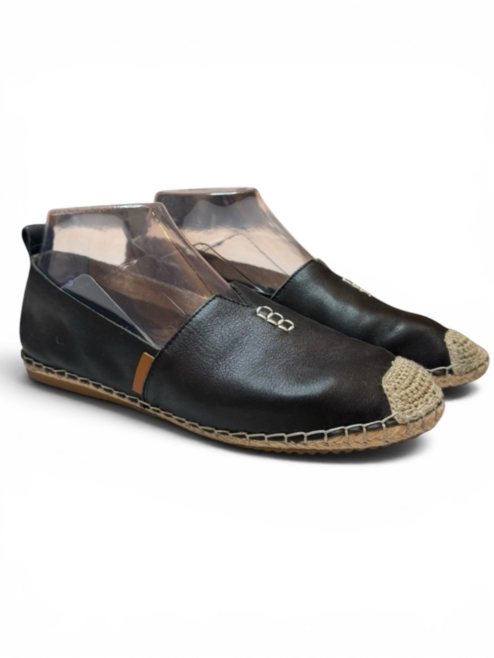 Staccato Soft Leather Flat Espadrilles Slip On Size 6.5